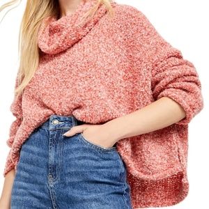 FREE PEOPLE BFF Cowl Neck Sweater Small